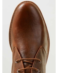 Union Tan Leather Chukka Boots