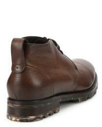 Fratelli Rossetti Tie Dye Sole Leather Chukka Boots