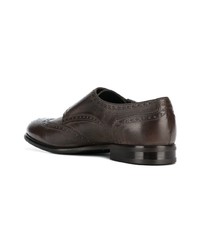 Dell'oglio Brogue Detail Monk Shoes