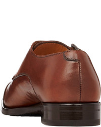 Barneys New York Cap Toe Double Monk Shoes