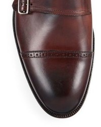 Saks Fifth Avenue Collection Double Monk Strap Shoes
