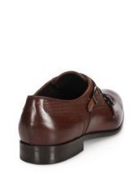 Hugo Boss Double Monk Leather Shoes
