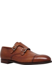 George Cleverley Thomas Leather Double Monk Shoes