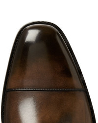 Tom Ford Wessex Leather Monk Strap Shoes