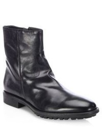 To Boot New York Harrison Leather Side Zip Boots