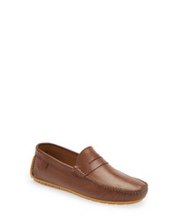 Ted Baker London Alberrt Saddle Driver Loafer In Brown Chocolate At Nordstrom