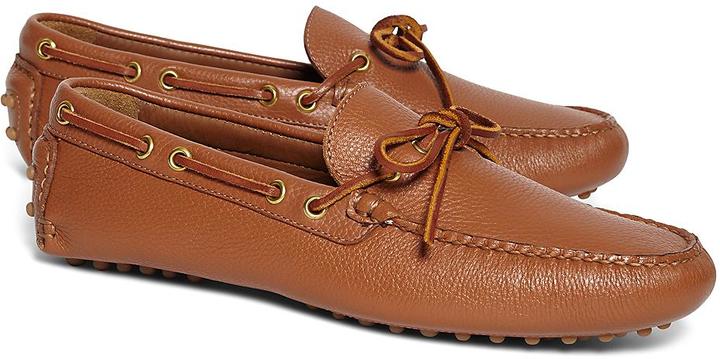 Brooks Brothers Tie Driving Moccasins 