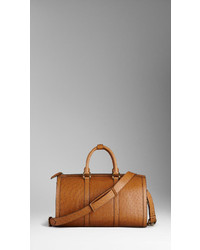 Burberry Ostrich Leather Holdall