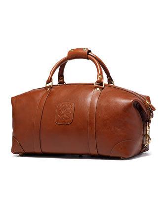 ghurka leather duffle