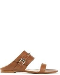 Gianvito Rossi Flat Buckled Sandals