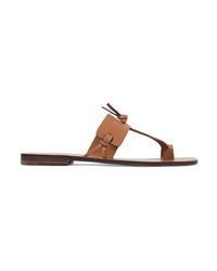 Zimmermann Knotted Leather Sandals