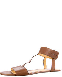 Lanvin Leather Slide Sandals
