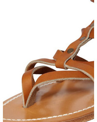 K Jacques St Tropez Appia Leather Gladiator Sandals