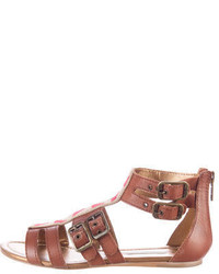 Cynthia Vincent Leather Gladiator Sandals