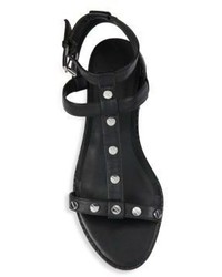 Rebecca Minkoff Sandy Studded Leather Gladiator Sandals