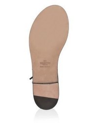 Valentino Vitello Multi Studded Leather Gladiator Sandals