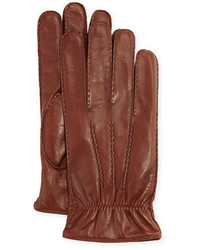 Portolano 3 Point Napa Leather Gloves Wcashmere Lining