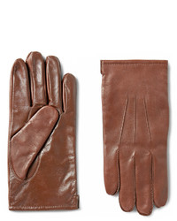 J.Crew Cashmere Lined Leather Touchscreen Gloves