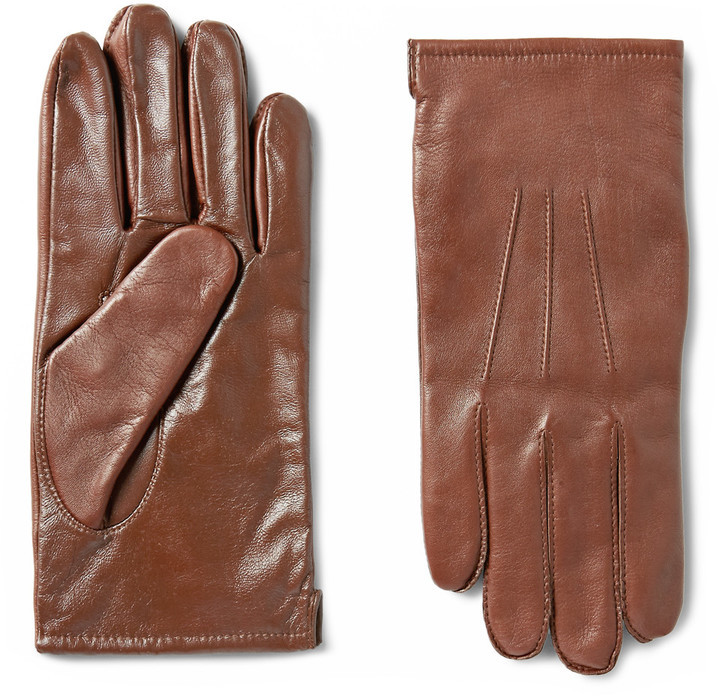 j crew leather gloves. 