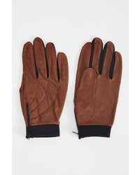 Hilts-Willard Leather Glove With Zipper