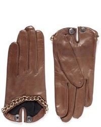 Maison Fabre Sasha Chain Lamb Leather Gloves