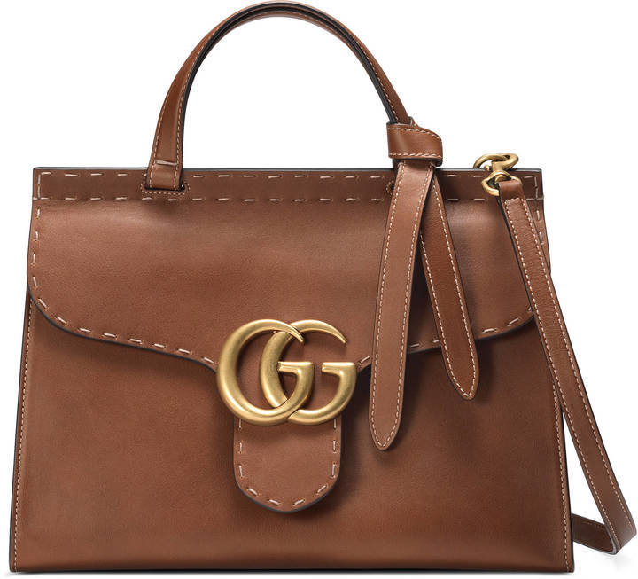 gucci marmont brown bag