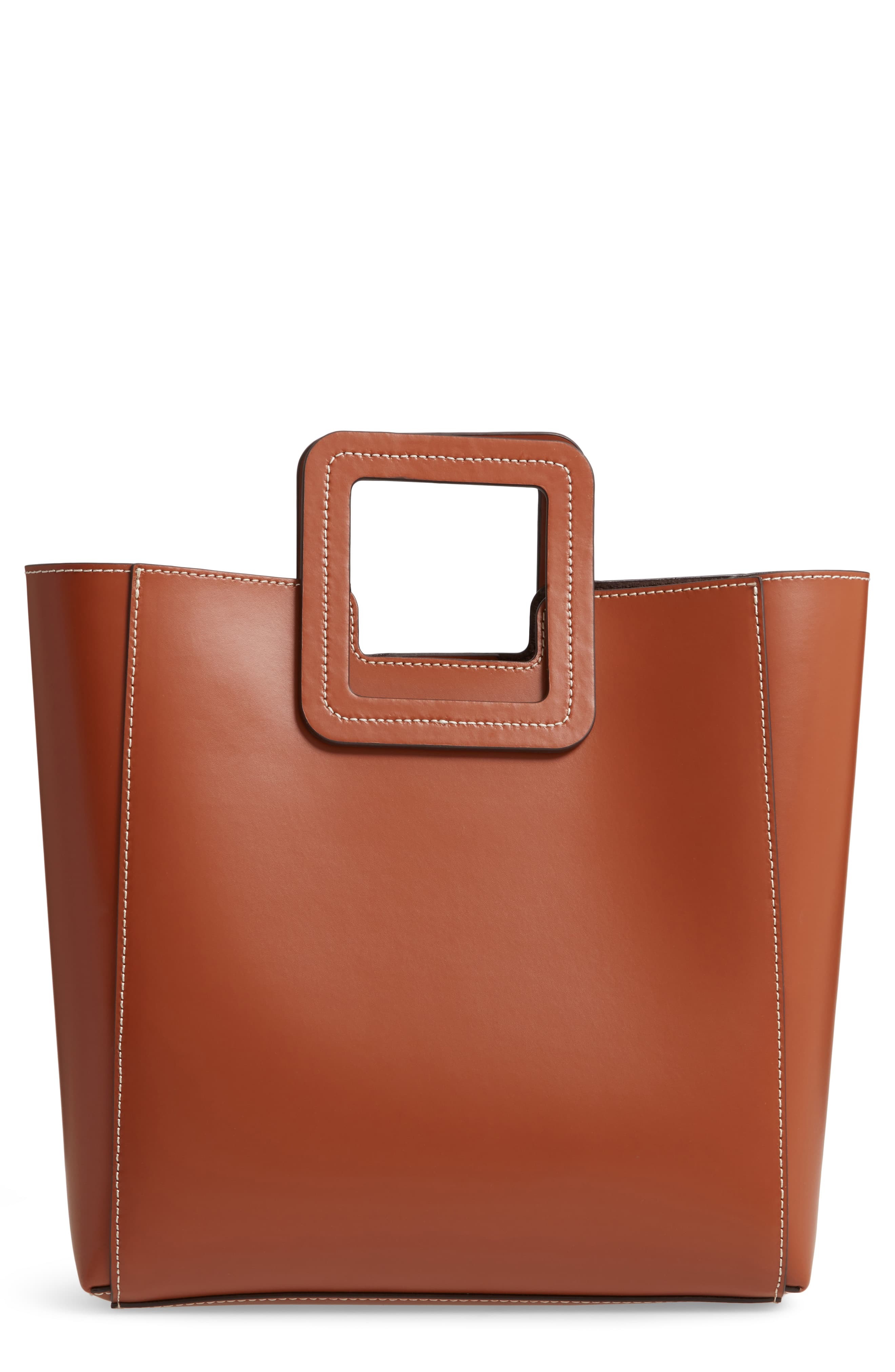 Staud Shirley Leather Bag | Black