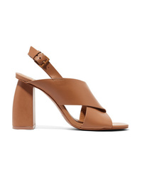 Mercedes Castillo H Leather Slingback Sandals
