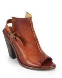 Frye Izzy Artisan Leather Suede Sandals