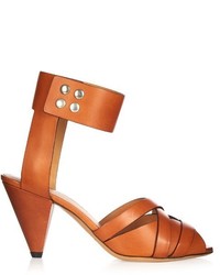 Isabel Marant Mavis Cone Heel Leather Sandals