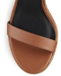 Tibi Vanya Leather Ankle Strap Sandals