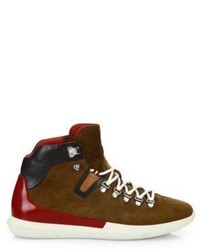 Bally Avyd Hybrid Leather High Top Sneakers