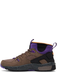 Nike Brown Purple Acg Air Mowabb Sneakers