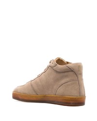 Brunello Cucinelli High Top Leather Sneakers