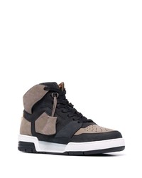 Buscemi Panelled High Top Sneakers