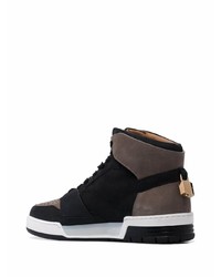 Buscemi Panelled High Top Sneakers