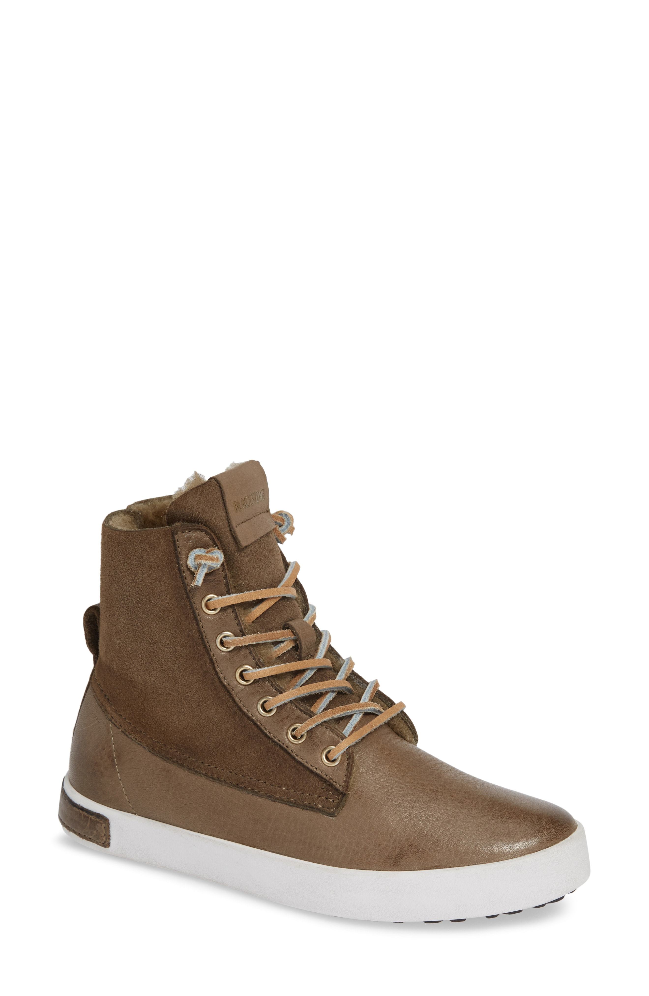 shearling lined sneaker boot