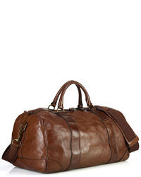 Brown Leather Holdall