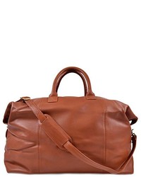 Royce Leather Executive Weekender Duffel Bag In American Leather