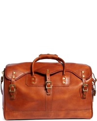 Brooks Brothers Jw Hulme Leather Small Duffel Bag