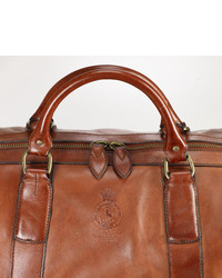 ralph lauren leather duffle bag mens