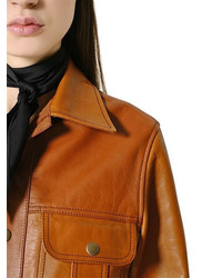 Chloé Belted Leather Jacket