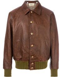 Levi's Vintage Clothing Elasticated Waist Leather Jacket