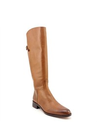 Bettye Muller Melbourne Brown Leather Fashion Knee High Boots