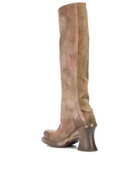 Cherevichkiotvichki Distressed Effect Knee High Boots