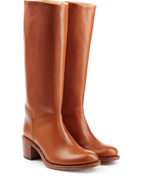 A.P.C. Leather Knee Boots
