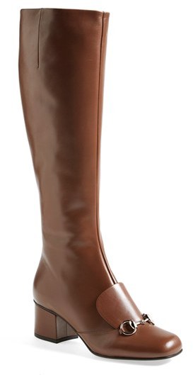 Gucci Lillian Horsebit Knee High Boot, $1,450 | Nordstrom | Lookastic