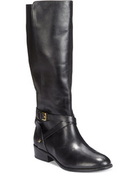 Lauren Ralph Lauren Mariah Wide Calf Riding Boots, $179 | Macy's | Lookastic