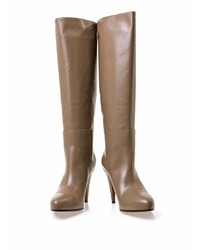Balenciaga New Easy Leather Knee High Boots
