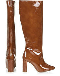 Topshop Online Carrie Patent High Leg Boots